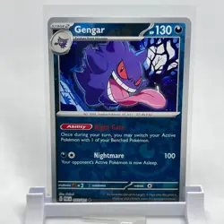 Pokemon TCG - Gengar 057/091 SV: Paldean Fates Reverse Holo - NM - Image 1