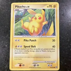 Pikachu 70/100 Stormfront Common Pokemon - Image 1