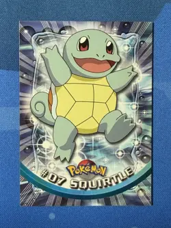 Squirtle #07 Topps TV Animation Edition Black Logo Pokemon - Image 1