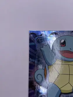 #07 Squirtle Topps Foil LP Blue Logo Pokemon TV Animation Edition - Image 3