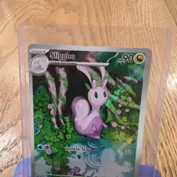 Pokemon TCG Sliggo 95/086 Chaos Rising English Holo Rare Off Center VF+ FREEship - Image 3