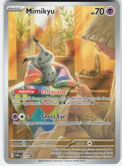 Pokemon Mimikyu 075 Holo Promo Scarlet & Violet Promo Pokemon Near Mint - Image 1
