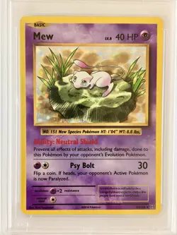 Pokemon PSA 9 Mew 53/108 - Holo Foil - 2016 XY Evolutions - Mint Graded - Image 4