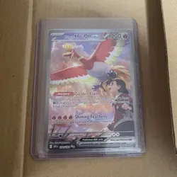 Ethan's Ho-Oh ex 230/182 SV10 Destined Rivals SIR Holo English - Image 1
