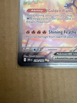 Ethan's Ho-Oh ex 230/182 SV10 Destined Rivals SIR Holo English - Image 5