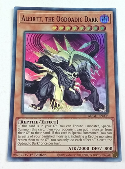 Aleirtt The Ogdoadic Dark Angu-En006 Holo 1st Edition Yu Gi Oh Card 2020 - Image 1