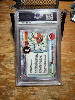 Pokemon 2000 Topps Chrome Seaking #119 PSA 10 Gem Mint (seq. Pt 2) - Image 2