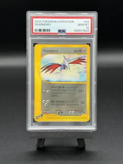 2002 POKEMON SKARMORY EXPEDITION #63 E-READER - POP 63 - PSA 10 GEM MINT - Image 1
