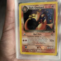 Dark Charizard - 2000 Team Rocket 4/82 Holo English PSA 7 Pokemon TCG - Image 3