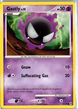 Gastly 64/99 Common Arceus Pokemon Moderately Played - Image 1