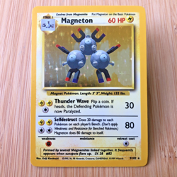 Magneton Base Set (Unlimited) 9/102 Pokemon Holofoil Near Mint - Image 1