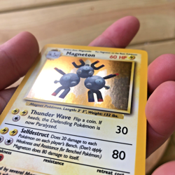 Magneton Base Set (Unlimited) 9/102 Pokemon Holofoil Near Mint - Image 3