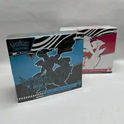 Pokemon White Flare Black Bolt SEALED Elite Trainer Box ETB (x2) BRAND NEW - Image 1