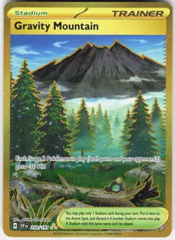 Pokemon Gravity Mountain 250/191 Hyper Rare Surging Sparks Pokemon Near Mint - Image 1