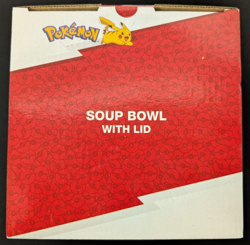Pokemon Official Merchandise Soup Bowl With Lid Bulbasaur Squirtle Charmander - Image 2