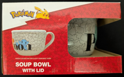 Pokemon Official Merchandise Soup Bowl With Lid Bulbasaur Squirtle Charmander - Image 5