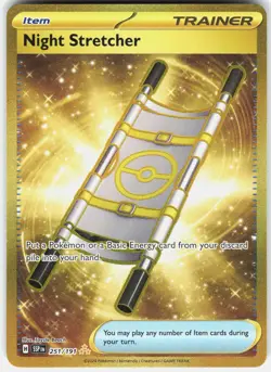 Pokemon Night Stretcher 251/191 Hyper Rare Surging Sparks Pokemon Near Mint - Image 1