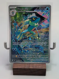 Frogadier 089/086 Me04: Chaos Rising Illustration Rare Full Art Holo Pokemon TCG - Image 1