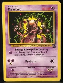 Wizards of the Coast Pokemon Mewtwo WotC Promo 14/53 Regular English Basic 70 HP - Image 1