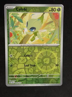 Pokemon - Celebi 004/142 - Stellar Crown Reverse Holo - LP - Image 1