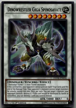 Dinowrestler Giga Spinosavate Rare Dark Neostorm DANE-EN034 LP - Image 1