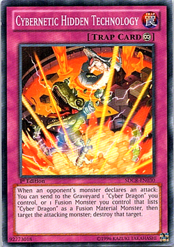 Cybernetic Hidden Technology SDCR-EN030 Yu-Gi-Oh! Light Play 1st Edition - Image 1