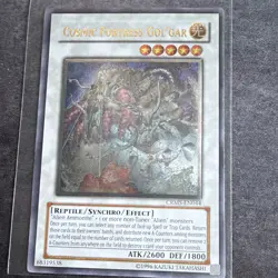 Yu-Gi-Oh! TCG Cosmic Fortress Gol'Gar Ultimate Rare Holo CRMS-EN044 1st EN - Image 1