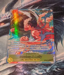 One Piece Adventure on Kami's Island Monkey.D.Luffy Alternate Art English NM - Image 1