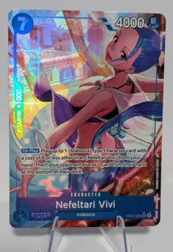 Bandai One Piece Nefeltari Vivi EB04-025 SR Alt Art Foil English Character - Image 1