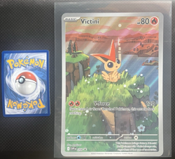 Pokemon Victini SVP 208 JUMBO Card Black Bolt White Flare PROMO 2025 - Image 1