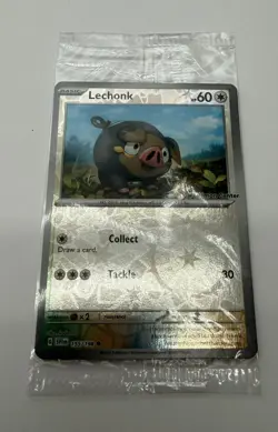 Pokemon TCG Pokemon Center 2023 Lechonk Promo Card Sealed SVI EN 155/198 - Image 3