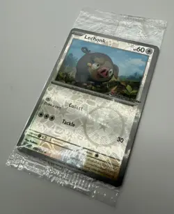 Pokemon TCG Pokemon Center 2023 Lechonk Promo Card Sealed SVI EN 155/198 - Image 4