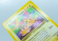 BIRTHDAY PIKACHU #24 Pikachu 2000 World Collection Promo - Pokemon Card WOTC - Image 5