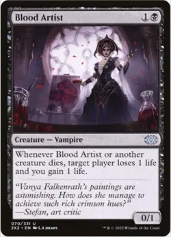 Blood Artist (Regular, #70, NM) Double Masters 2022 (2X2), MTG - Image 1