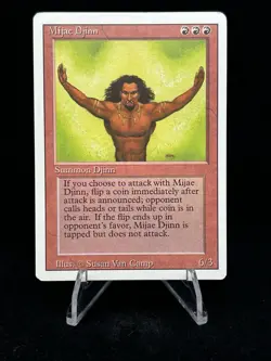 MIJAE DJINN Revised Edition 1994 Magic The Gathering (MTG) TCG CCG 🔥Rare🔥 - Image 1