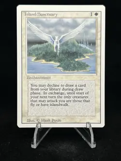 ISLAND SANCTUARY Revised Edition 1994 Magic The Gathering (MTG) 🔥MINT🔥Rare🔥 - Image 1