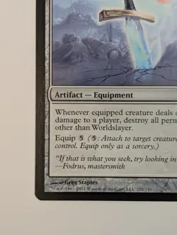 MTG - 1x Worldslayer - Magic Core Set 2012 - NM - Magic The Gathering - Artifact - Image 5