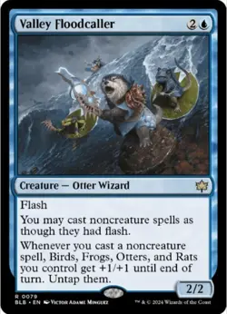 Valley Floodcaller (Regular, #79, NM) Bloomburrow (BLB), MTG - Image 1