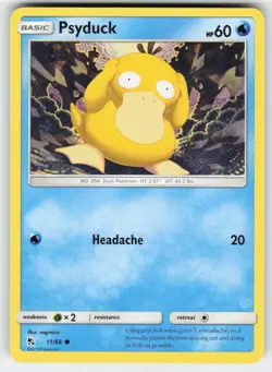 Psyduck 11/68 Common Hidden Fates Pokemon Near Mint - Image 1