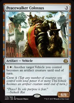 Peacewalker Colossus - Light Play MTG Aether Revolt - Image 1