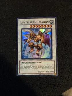 Yugioh Life Stream Dragon EXVC-EN038 1st Edition Ultra Rare NM - Image 1