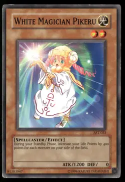 White Magician Pikeru AST-033 Common / Short Print Ancient Sanctuary Yu-Gi-Oh LP - Image 1