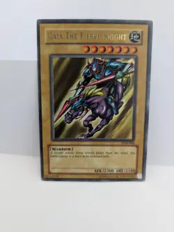Yu-Gi-Oh! Gaia The Fierce Knight LOB-EN006 Holo ATK 2300 DEF 2100 Konami - Image 1