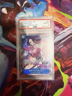 2024 ONE PIECE JAPANESE OP07-500 YEARS IN THE FUTURE #051 BOA HANCOCK PSA 10 - Image 1