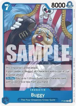 One Piece TCG Buggy P-084 Promo - English - Pre Release OP10 - Image 1