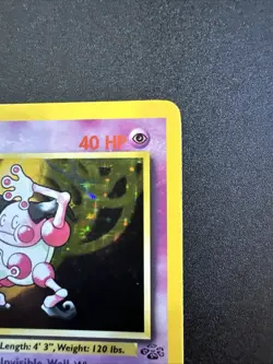 Pokemon TCG Mr. Mime Jungle Holo Card 6/64 Unlimited Rare, Near Mint Condition - Image 4