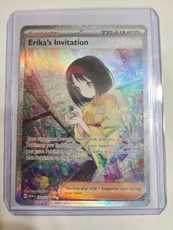 Pokemon TCG SV Scarlet & Violet 151 Erika's Invitation Card #203/165 - Image 1