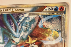 Pokemon TCG Suicune & Entei Legend Holo Card Unleashed TOP Half 94/95 LP - Image 3