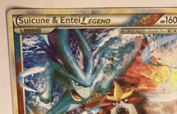 Pokemon TCG Suicune & Entei Legend Holo Card Unleashed TOP Half 94/95 LP - Image 4