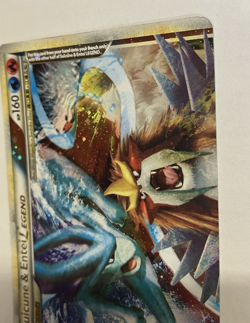 Pokemon TCG Suicune & Entei Legend Holo Card Unleashed TOP Half 94/95 LP - Image 5